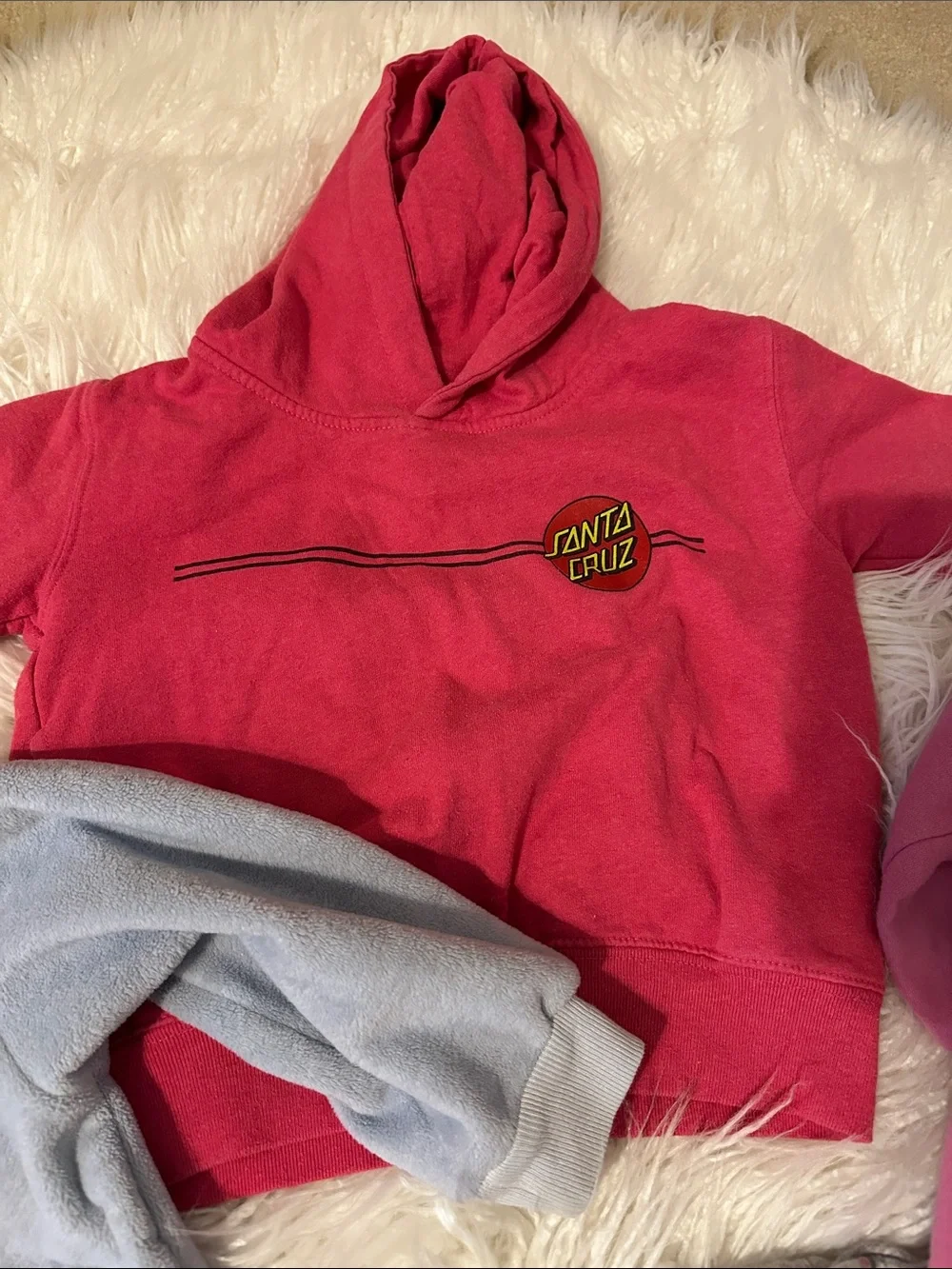 2T sweatshirt bundle: Santa Cruz Skateboards Pink, Gap, Cat&Jack, & Disney